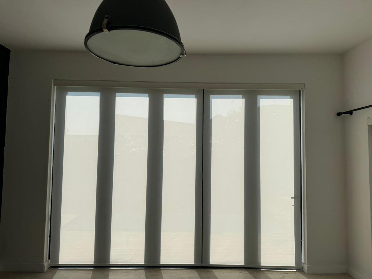 Large sheer roller blinds industrial pendant light